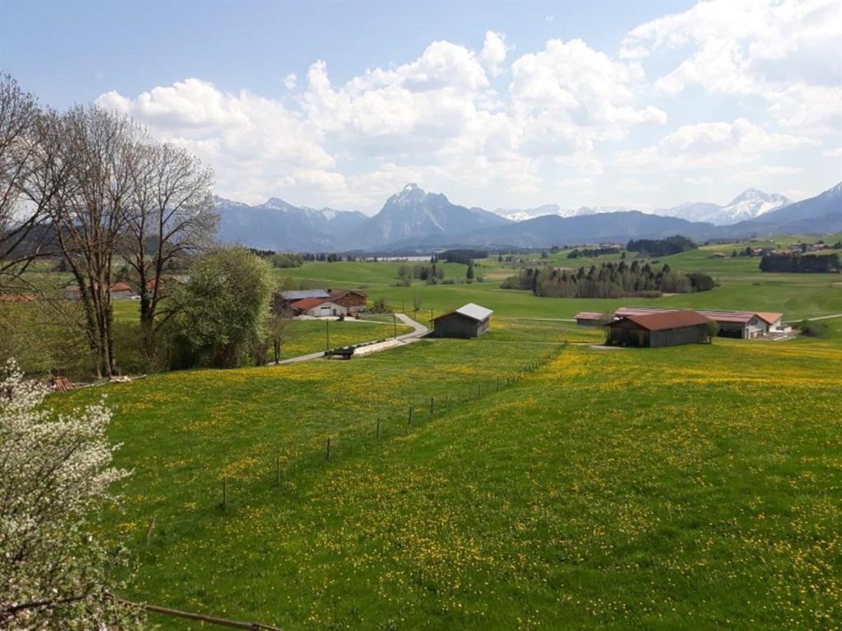 Panoramablick Heimen Apartman Hopferau Kültér fotó