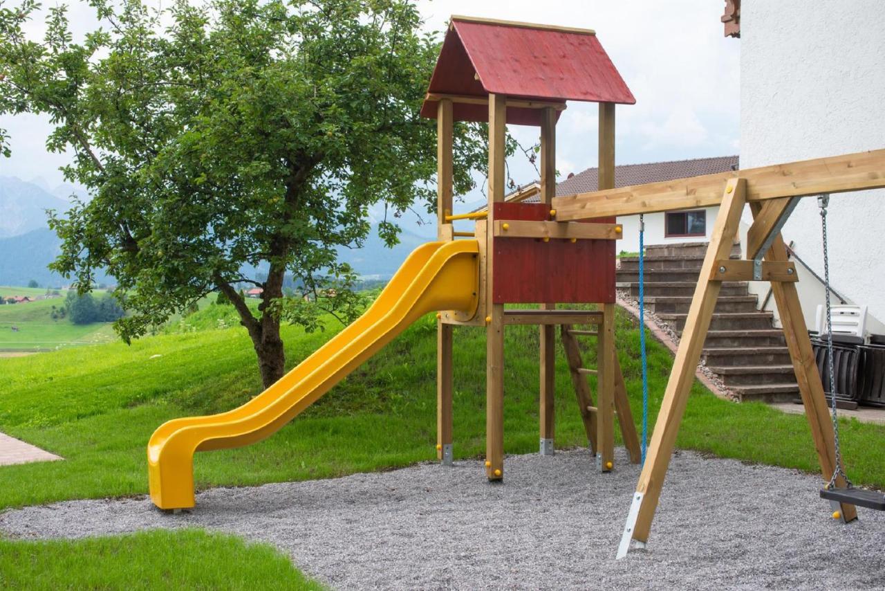 Panoramablick Heimen Apartman Hopferau Kültér fotó